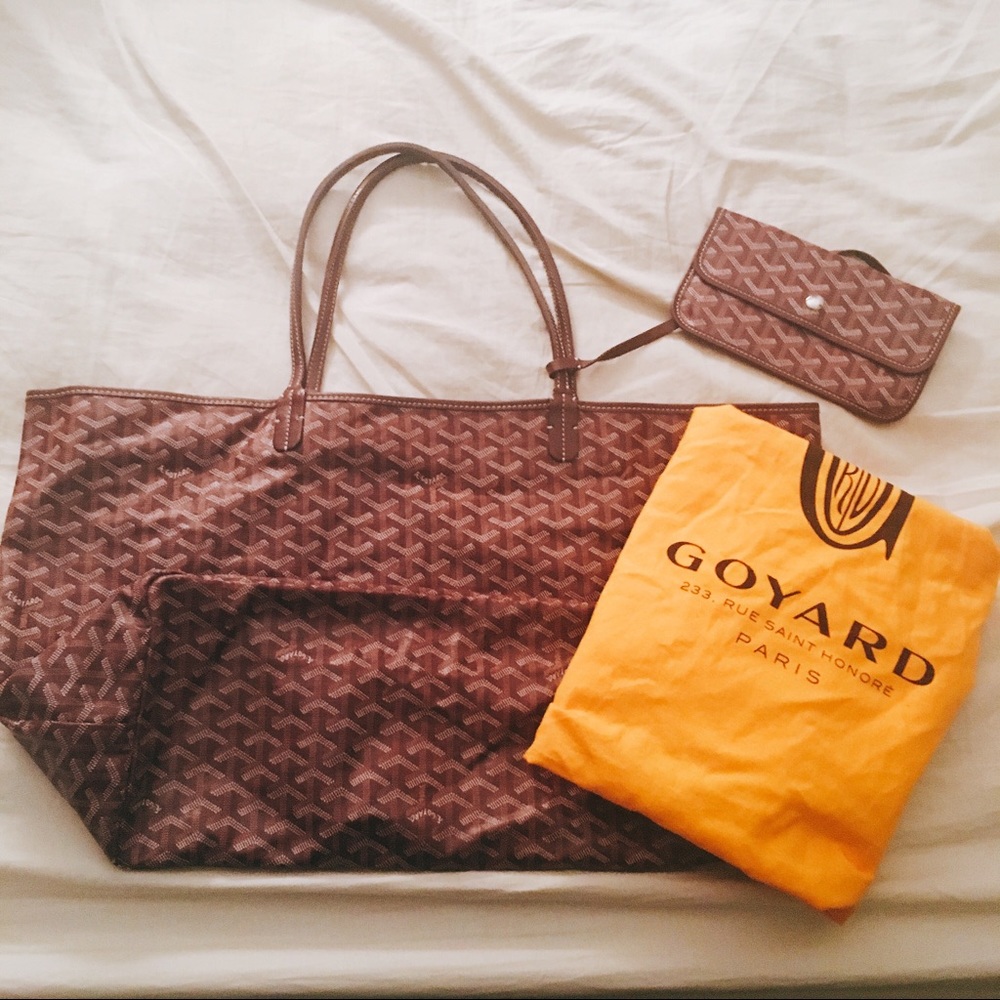 Authentic Goyard Saint Louis GM in Red, LIKE NEW